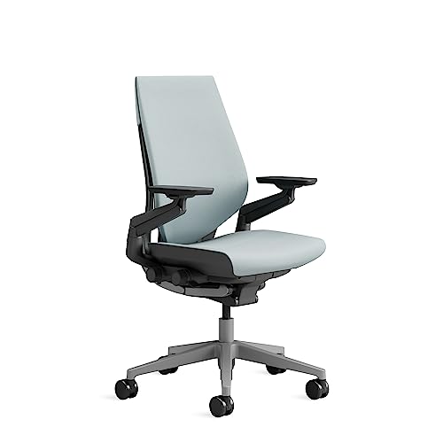 Steelcase Gesture Ergonomischer Bürostuhl mit 360° Armlehnen und 3D-Live Back Lumbalstütze Sturmhorizont von Steelcase