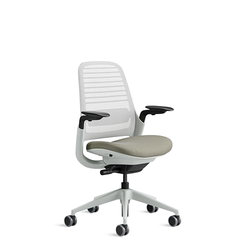 Steelcase Series 1 Ergonomischer Bürostuhl mit LiveBack Lumbalstütze und 4D-Armlehnen Trüffel von Steelcase