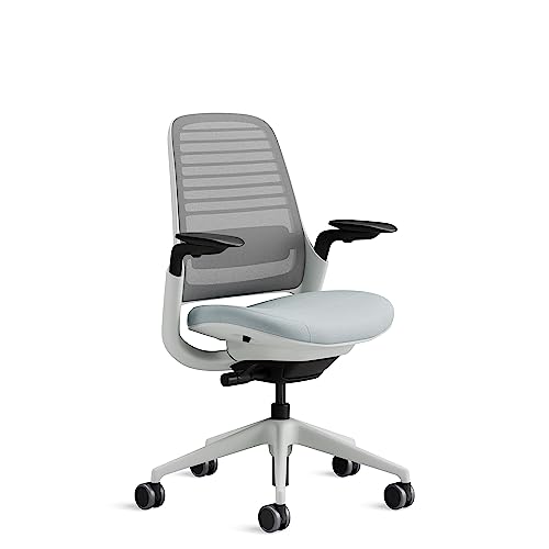 Steelcase Series 1 Ergonomischer Bürostuhl mit LiveBack Lumbalstütze und 4D-Armlehnen Sturmhorizont von Steelcase