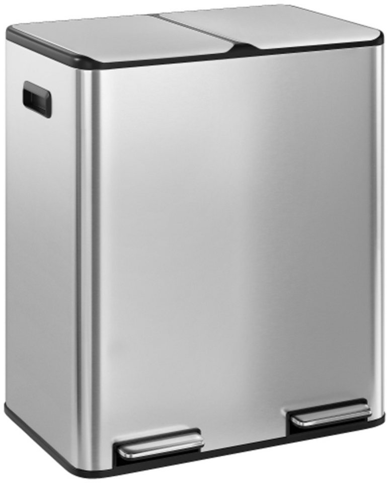 STEELSØN Mülleimer Elyron 2x30 Liter, Abfalleimer aus Edelstahl, mit Soft-Close-Funktion & Inneneimer STEELSØN Mülleimer Elyron 2x30 Liter, Abfalleimer aus Edelstahl, mit Soft-Close-Funktion & Inneneimer von STEELSØN