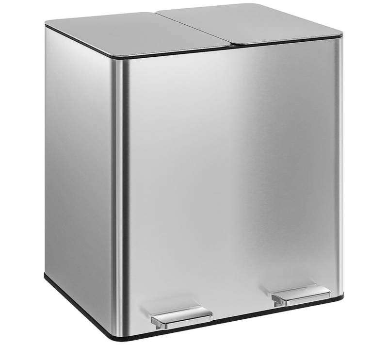 STEELSØN Mülleimer Gloas 2x15 Liter, Abfalleimer aus Edelstahl, mit Soft-Close-Funktion & Inneneimer von STEELSØN
