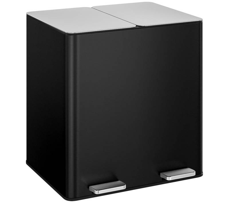 STEELSØN Mülleimer Gloas 2x15 Liter, Abfalleimer aus Edelstahl, mit Soft-Close-Funktion & Inneneimer von STEELSØN
