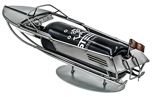 STEEMO Metall-Art Motorboot Weinflaschenhalter von STEEMO