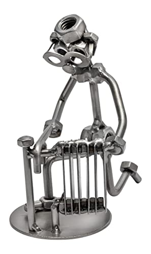 STEEMO Schraubenmännchen Heizungsbauer Handwerker Geschenk Metall-Deko 13x9x14cm von STEEMO
