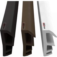Steigner - Flügelfalzdichtung Fensterdichtung Nutbreite 5mm aus tpe, 10m, Braun, SFD14 von STEIGNER