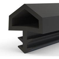 Türdichtung zimmertürdichtung Türgummi 30m 12mm STD05 schwarz - Steigner von STEIGNER