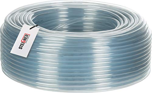 STEIGNER Benzinschlauch Wasserschlauch PVC Schlauch Transparent, Durchmesser: 8-10 mm, Länge: 20 m, SBS-11-20 STEIGNER Benzinschlauch Wasserschlauch PVC Schlauch Transparent, Durchmesser: 8-10 mm, Länge: 20 m, SBS-11-20 von STEIGNER