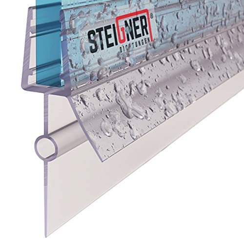 STEIGNER Duschdichtung, 110cm, Glasstärke 5/6 mm, Gerade PVC Ersatzdichtung für Dusche, UK22-06 von STEIGNER