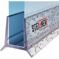 STEIGNER Duschdichtung, 160cm, Glasstärke 7/ 8 mm, Gerade PVC Ersatzdichtung für Dusche, UK24-08 - Transparent von STEIGNER