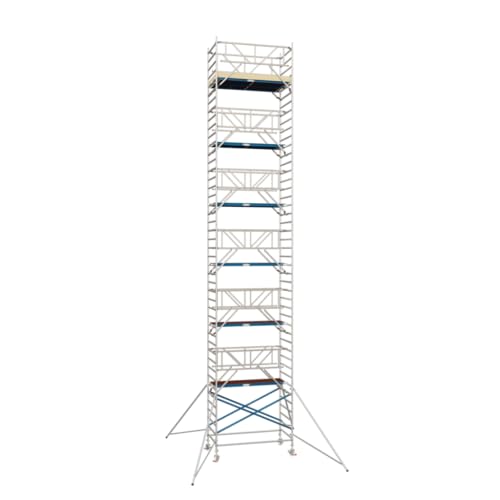 Fahrgerüst Aluminium 190 x 135cm - 135ER DICKERCHEN von STEIGTECHNIK SYSTEME - Arbeitshöhe 4,20m bis 14,20m - Smart-Art Rollgerüst für Handwerk & Industrie - TÜV DIN EN 1004 geprüft Fahrgerüst Aluminium 190 x 135cm - 135ER DICKERCHEN von STEIGTECHNIK SYSTEME - Arbeitshöhe 4,20m bis 14,20m - Smart-Art Rollgerüst für Handwerk & Industrie - TÜV DIN EN 1004 geprüft von STEIGTECHNIK SYSTEME