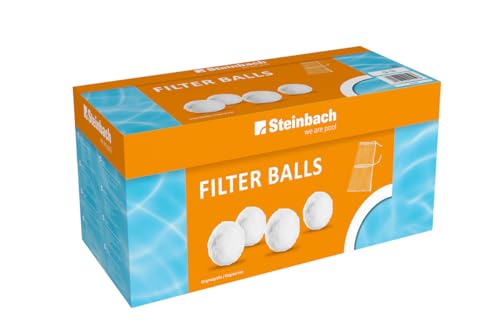 Steinbach Filter Balls – 040050 – Reinigende Filterbälle für Pools – Kompatibel mit Allen handelsüblichen Sandfilteranlagen – 700 g – Steinbach Verpackung von STEINBACH
