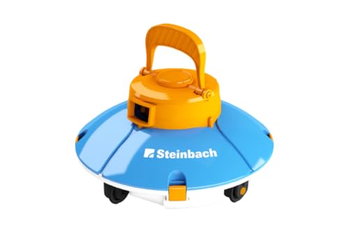 Steinbach Poolrunner Battery Basic 2.0, für Pools bis 10 m² Grundfläche, vollautomatisch, kabelllos, Akku-Betrieb, 061208 von STEINBACH