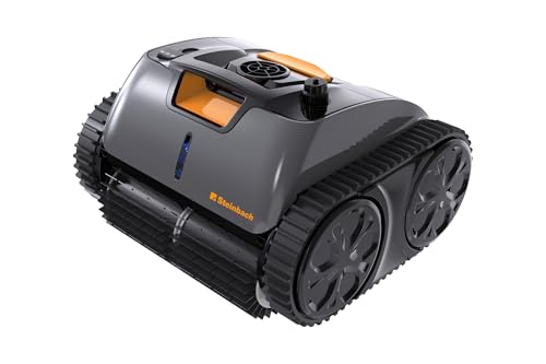 Steinbach Poolrunner SMART RXB 450 – 061502Y – Poolsauger mit App-Steuerung für Pools mit bis zu 40 m² Bodenfläche – Bis zu 150 Minuten Akkulaufzeit – Auch für Salzwasser geeignet von STEINBACH