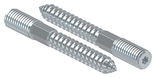 STEINBACHER© | (10x) Stockschraube M10 x 80mm, Stahl verzinkt von STEINBACHER