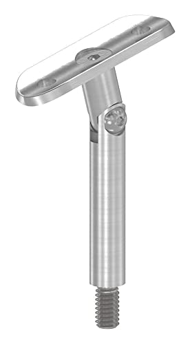 STEINBACHER© | Edelstahl Handlaufstütze, Gelenk, Platte 42,4mm, Höhe 78mm, V2A von STEINBACHER
