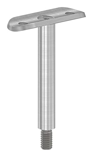 STEINBACHER© | Edelstahl Handlaufstütze, Platte 90° für 42,4mm, Höhe 78mm, V2A von STEINBACHER
