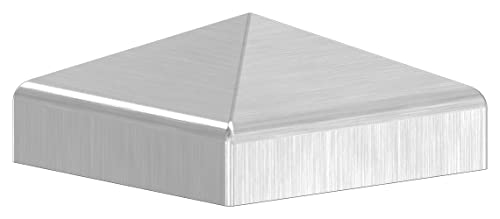 STEINBACHER© | Edelstahl Pyramidenkappe, für 40x40mm, geschliffen V2A von STEINBACHER
