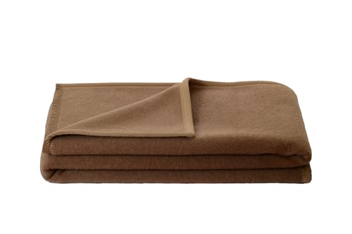 STEINBECK Decke Algier aus 100% Kamelhaar, Farbe Kamel in Zwei Größen, 150x200 cm Gewicht 2000 g von Steinbeck
