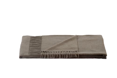STEINBECK Decke Modena aus edler Cashmere-Lambswool-Mischung in 5 Farben 130x190 cm, Hellbraun STEINBECK Decke Modena aus edler Cashmere-Lambswool-Mischung in 5 Farben 130x190 cm, Hellbraun von Steinbeck