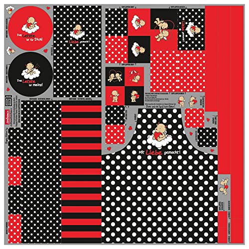 STEINBECK Näh-Panel für Küchenartikel DIY inkl. Anleitung Happy Kitchen (Engel/Teufel) von STEINBECK