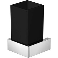 Steinberg Armaturen - Steinberg 460 - Zahnputzbecher mit Halter, Glas schwarz/Chrom 460 2002 von STEINBERG ARMATUREN