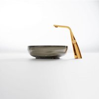 Steinberg Armaturen - Steinberg Serie 489 Aufsatzwaschtisch, rund, aus Polyresin, mit Steinberg Armaturen - Steinberg Serie 489 Aufsatzwaschtisch, rund, aus Polyresin, mit von STEINBERG ARMATUREN