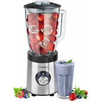 Steinborg Glas Standmixer BPA-Frei 5 Stufen+Pulsfunktion 1,5 L 800 W von STEINBORG