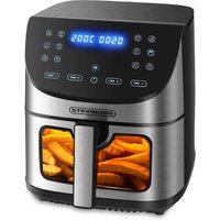 Steinborg - Heißluftfritteuse 8 Liter Heissluftfritteuse 4 in 1 Mini Backofen Fritteuse Dörrautomat Grill Grillen Backen Dörren Frittieren Friteuse von STEINBORG