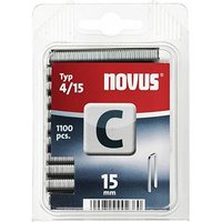 Schmalrückenklammer C4 15 c, (1100 Stk) - Novus von Novus