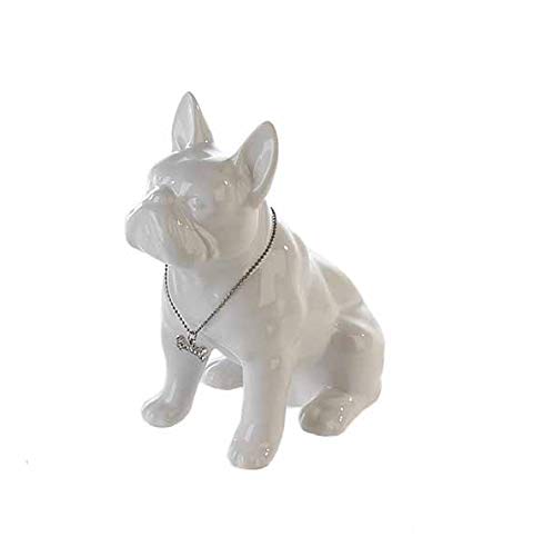 Design Spardose Französische Bulldogge sitzend 18cm hoch weiß Keramik Sparbüchse Sparschwein Wohnzimmer Skulpturen Deko Modern Design Spardose Französische Bulldogge sitzend 18cm hoch weiß Keramik Sparbüchse Sparschwein Wohnzimmer Skulpturen Deko Modern von STEINFIGURENWELT GIEBEN