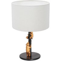 Anne Lighting - tischlampe - Animaux - schwarz - leinen metall - Anne Lighting - tischlampe - Animaux - schwarz - leinen metall - von STEINHAUER