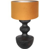 Anne Lighting - tischlampe - Lyons - schwarz - holz veloursstoff Anne Lighting - tischlampe - Lyons - schwarz - holz veloursstoff von STEINHAUER