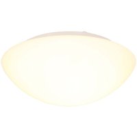 Deckenlampe Deckenleuchte Küchenlampe rund led Glas Flurleuchte weiß d 25 cm von STEINHAUER