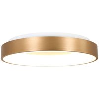 Steinhauer - led Deckenleuchte Ringlede in Gold und Weiß 40W 3600lm - yellow von STEINHAUER