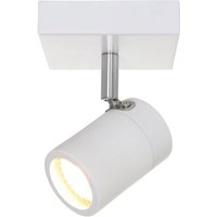 Mexlite - led Spot Upround in Weiß und Chrom 4,6W 350lm GU10 IP44 - white von MEXLITE