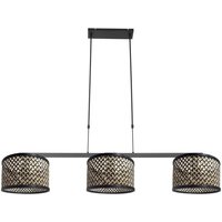 Hängeleuchte - Stang - schwarz - bambus metall - - Steinhauer von STEINHAUER