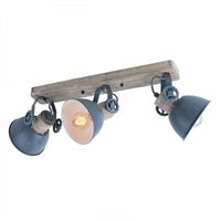 Holz Decken Strahler bewegliche Spots Grau Leuchte Wohn Zimmer Lampe Beleuchtung 2133GR Holz Decken Strahler bewegliche Spots Grau Leuchte Wohn Zimmer Lampe Beleuchtung 2133GR von STEINHAUER