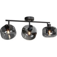 Mexlite - spot - Tenebris - schwarz - glas metall rauchglas - von STEINHAUER