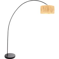 Mexlite - stehlampe - Solva - schwarz - gras metall - bogenlampe von STEINHAUER