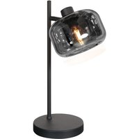 Mexlite - tischlampe - Tenebris - schwarz - glas metall - Ø 15cm von STEINHAUER
