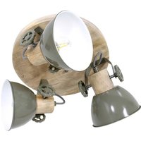 Mexlite - spot - Gearwood - grün - metall gummibaumholz - Ø 38cm von STEINHAUER