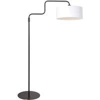 Stehlampe - Bloeba - weiß schwarz - metall - ø 40cm - Steinhauer von STEINHAUER