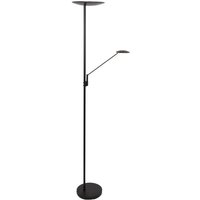 Led Stehleuchte Daphne in Schwarz 33W 3300lm mit - black - Steinhauer von STEINHAUER