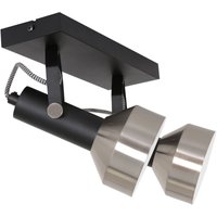 Steinhauer - Mexlite - spot - Acier - schwarz - metall - aufbauleuchte - E27 - von STEINHAUER