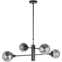 Steinhauer - Deckenleuchte Deckenlampe Wohnzimmerlampe Metall Glas Schwarz led Spot l 105 cm Steinhauer - Deckenleuchte Deckenlampe Wohnzimmerlampe Metall Glas Schwarz led Spot l 105 cm von STEINHAUER