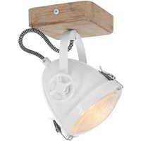 Mexlite - spot - Michelle - weiß - holz metall - aufbauleuchte - von STEINHAUER