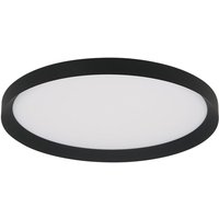 Steinhauer - deckenleuchte - Flady - schwarz - kunststoff metall von STEINHAUER