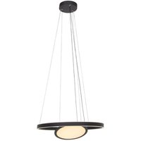 Steinhauer - led Pendelleuchte Ringlux in Schwarz 2x 33W 6600lm - black von STEINHAUER