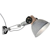 Steinhauer - Wandleuchte Wandlampe Wohnzimmerleuchte verstellbar Holz Spotlampe, Metall, 1x E27 Fassung, DxH 15x37 cm von STEINHAUER
