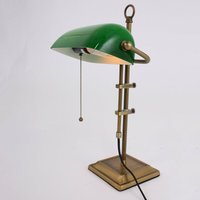 Steinhauer - gebraucht] Ancilla Bankerlampe Tischlampe Tischleuchte Leuchte Bronze 1 Flammig B-Ware von STEINHAUER